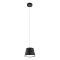 Redo 01-1496 - LED viseči lestenec LOLLI na kablu LED/6W/230V, premer 14 cm, črna