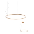 Redo 01-1713 - LED zatemljiv lestenec na kablu ORBIT LED/55W/230V, bronza