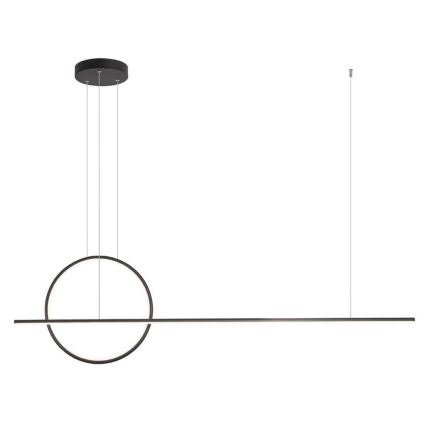 Redo 01-1735 - LED Zatemnitveni lestenec na vrvici GIOTTO LED/46W/230V črna