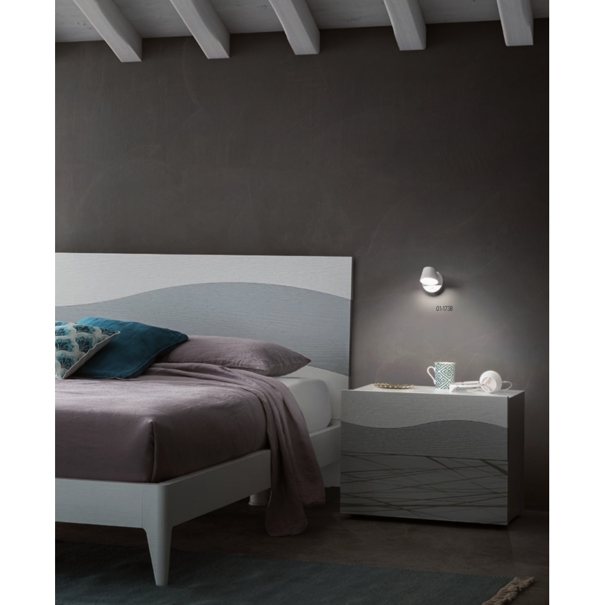 Redo 01-1739 - LED Stenska svetilka SHAKER LED/6W/230V