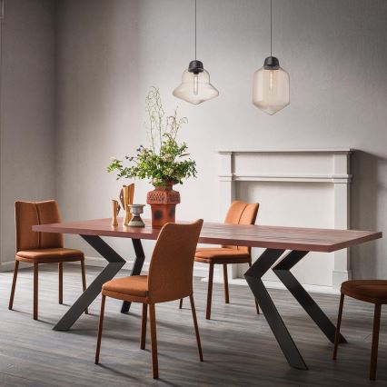 Redo 01-1772 - Lestenec na kablu AMNO 1xE27/42W/230V Ø 26 cm bež