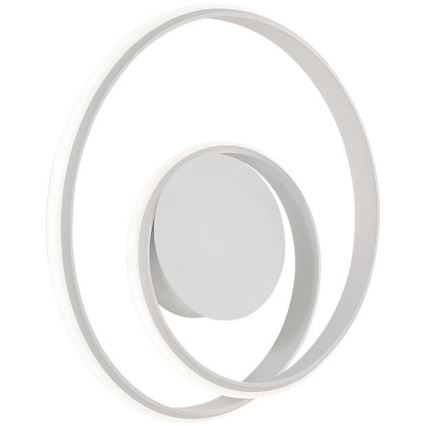 Redo 01-1789 - Zatemnjiva LED stenska svetilka TORSION LED/27W/230V, premera 40 cm, bela
