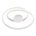 Redo 01-1791 - LED zatemnjevalna stropna svetilka TORSION LED/30W/230V premer 55 cm bela