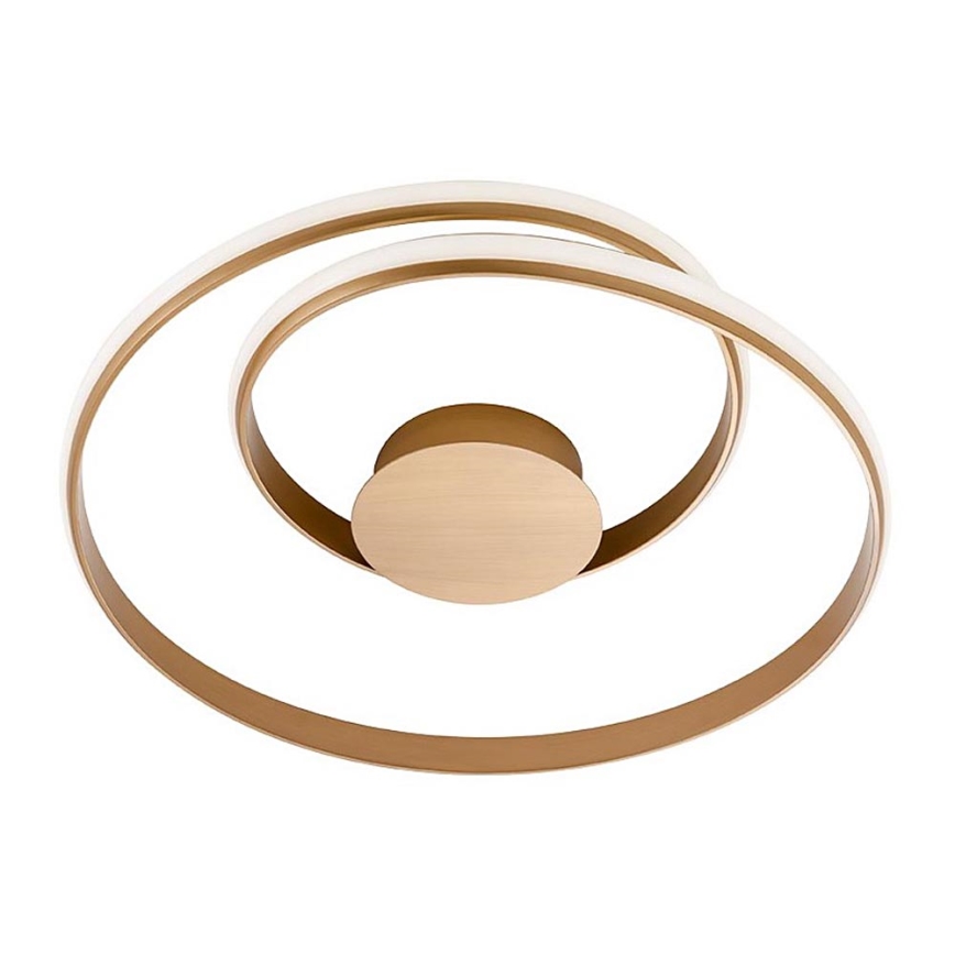 Redo 01-1792 - LED zatemnljivo stropno svetilo TORSION LED/30W/230V premer 55 cm bronasta