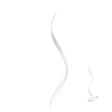 Redo 01-1797 - Zatemnjiva LED talna svetilka TORSION LED/24W/230V bela