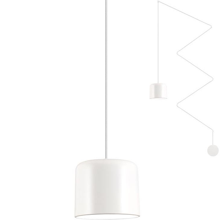 Redo 01-1821 - Lestenec na vrvici DODO 1xE27/15W/230V pajek bela