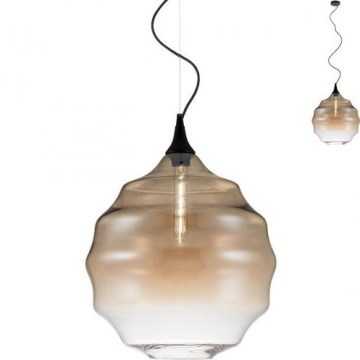 Redo 01-1844 - Lestenec na vrvici SLAG 1xE27/42W/230V pr. 40 cm bež