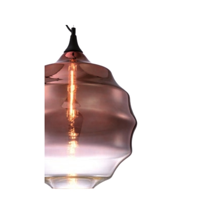 Redo 01-1846 - Lestenec na vrvici SLAG 1xE27/42W/230V pr. 40 cm baker