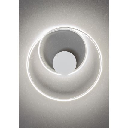 Redo 01-1886 - LED zatemnjiva stropna svetilka TORSION LED/29W/230V 4000K premer 55 cm bela