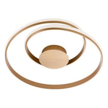 Redo 01-1887 - Zatemljiva LED stropna svetilka TORSION LED/29W/230V, premer 55 cm, bronasta