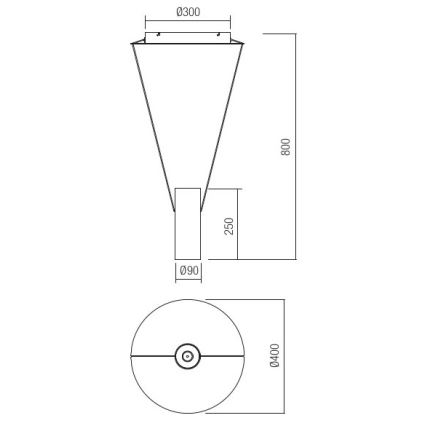 Redo 01-1970 - LED Zatemnitveni lestenec na vrvici ESSENCE LED/24W/230V CRI 90 3000K bela