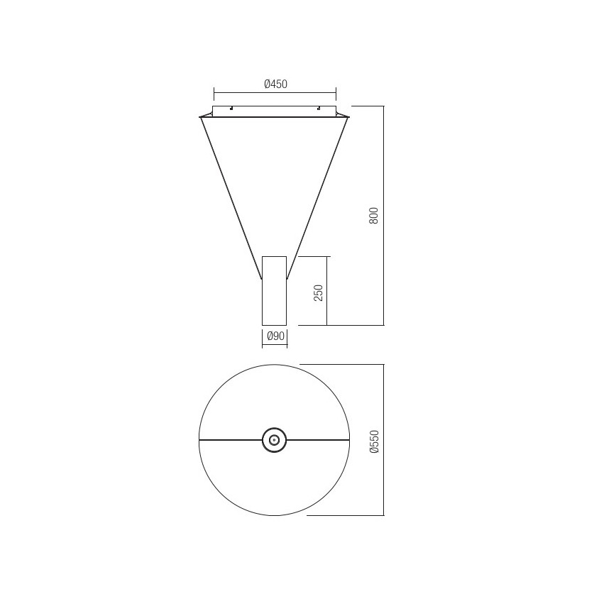 Redo 01-1971 - LED Zatemnitveni lestenec na vrvici ESSENCE LED/36W/230V CRI 90 3000K bela