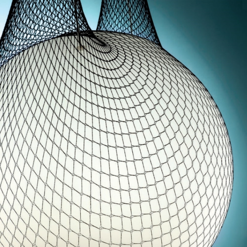 Redo 01-1972 - LED viseči lestenec na žici ALLURIA 1xE27/5W/230V, premer 25 cm