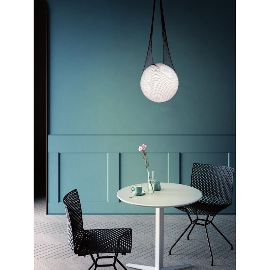Redo 01-1973 - LED Lestenec na vrvici ALLURIA 1xE27/7W/230V pr. 30 cm