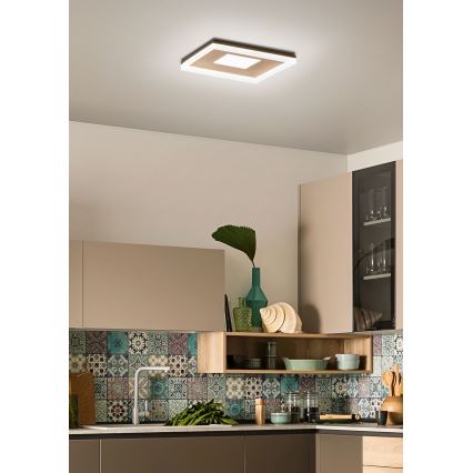 Redo 01-1998 - Zatemnljivo LED stropno svetilo MAYA LED/42W/230V 42,5x42,5 cm zlato