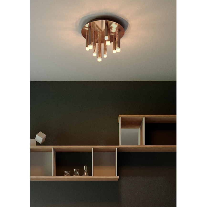 Redo 01-2040 - LED Stropna svetilka MADISON 9xLED/4W/230V baker