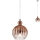 Redo 01-2064 - Lestenec na vrvici PLUMEN 1xE14/40W/230V pr. 15 cm baker