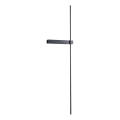 Redo 01-2201 - LED stensko svetilo TANGENT LED/14W/230V črno
