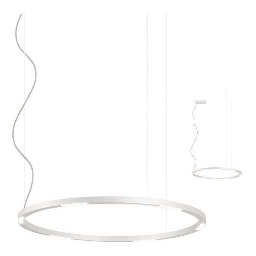 Redo 01-2205 - LED Lestenec na vrvici UNION LED/50W/230V CRI 90 3000K pr. 90 cm bela