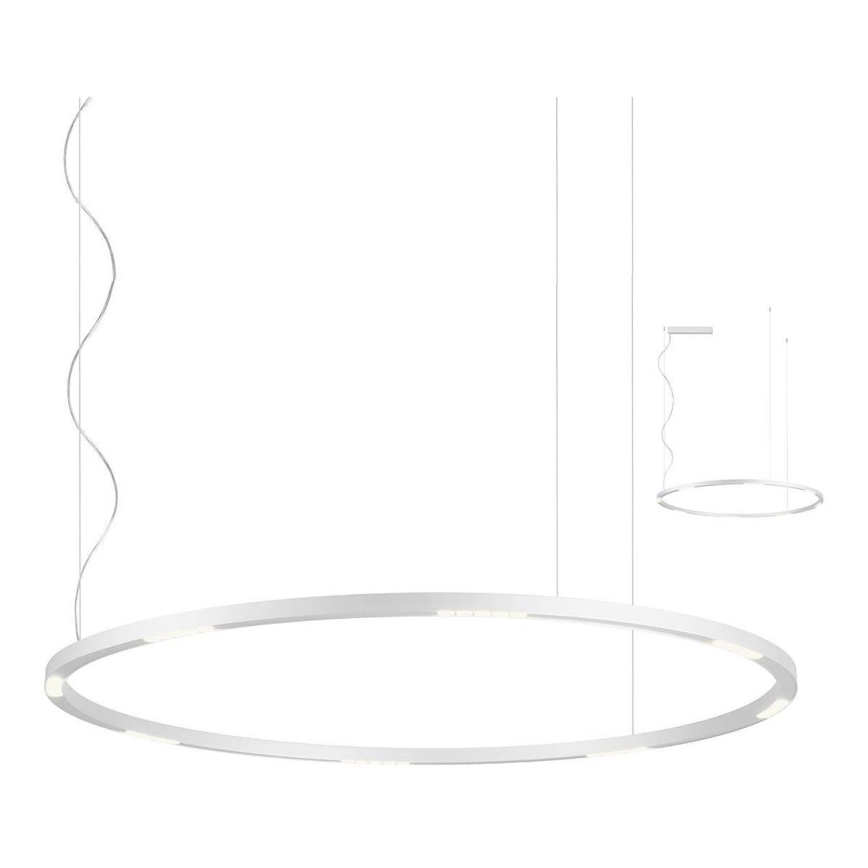 Redo 01-2208 - LED Lestenec na vrvici UNION LED/68W/230V CRI 90 3000K pr. 120 cm bela