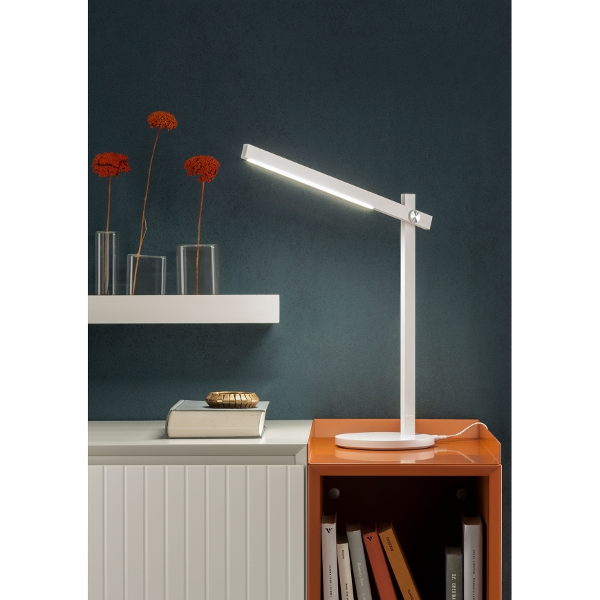 Redo 01-2212 - LED Zatemnitvena namizna svetilka na dotik OMEO LED/5,5W/230V 3000/4500/6500K bela