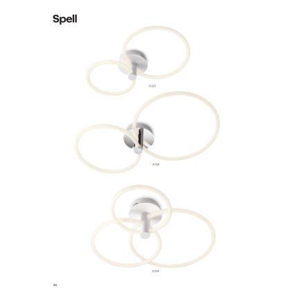 Redo 01-2221 - LED stropna svetilka SPELL LED/32W/230V, z možnostjo zatemnitve, bela