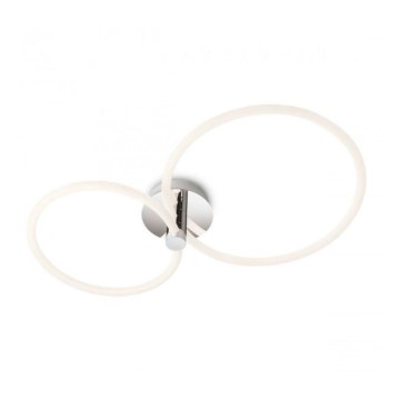 Redo 01-2224 - LED Zatemnitveni lestenec SPELL LED/43W/230V 3000K sijajni krom