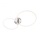 Redo 01-2224 - LED Zatemnitveni lestenec SPELL LED/43W/230V 3000K sijajni krom