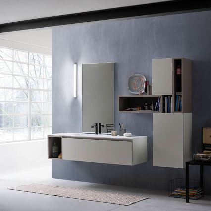 Redo 01-2330 - LED kopalniško osvetljeno ogledalo TASK LED/18W/230V 90 cm CRI 90 IP44 sijajni krom