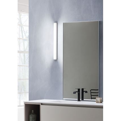 Redo 01-2331 - LED kopalniško ogledalo TASK LED/24W/230V 120 cm CRI 90 IP44 sijajni krom