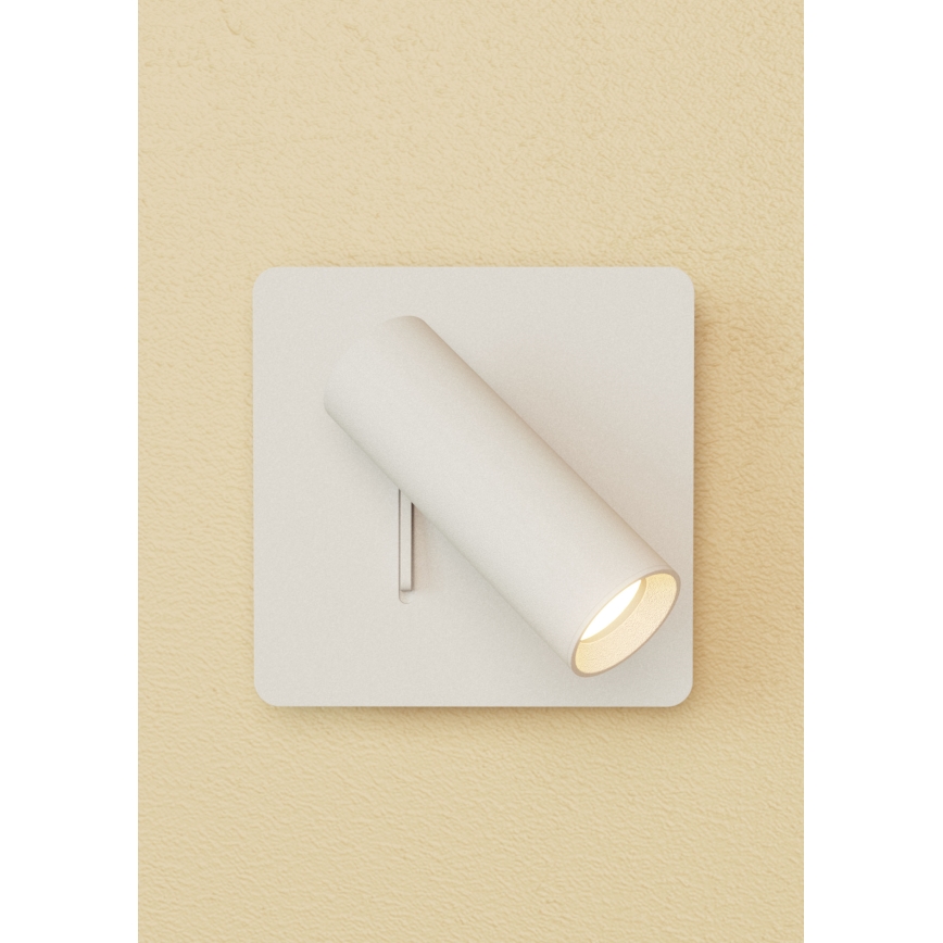 Redo 01-2338 - LED Stenski reflektor TOMIX LED/3,2W/230V bela