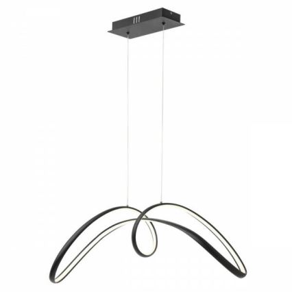 Redo 01-2455 - LED Lestenec na vrvici LAMON LED/57W/230V črna