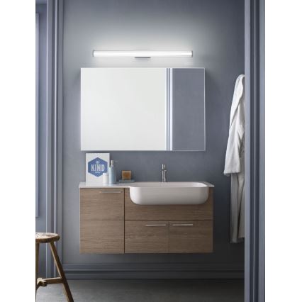 Redo 01-2593 - LED osvetlitev kopalniškega ogledala RIGAL LED/18W/230V 4000K 91 cm CRI 90 IP44 sijajni krom/bela