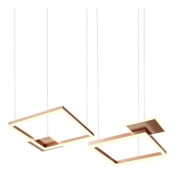 Redo 01-2613 - Zatemnljiv LED viseči lestenec na žici SIGUA LED/110W/230V CRI 90 rjav