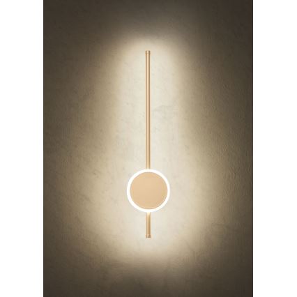 Redo 01-2700 - LED Stenska svetilka DIAZ LED/18W/230V CRI 90 zlata