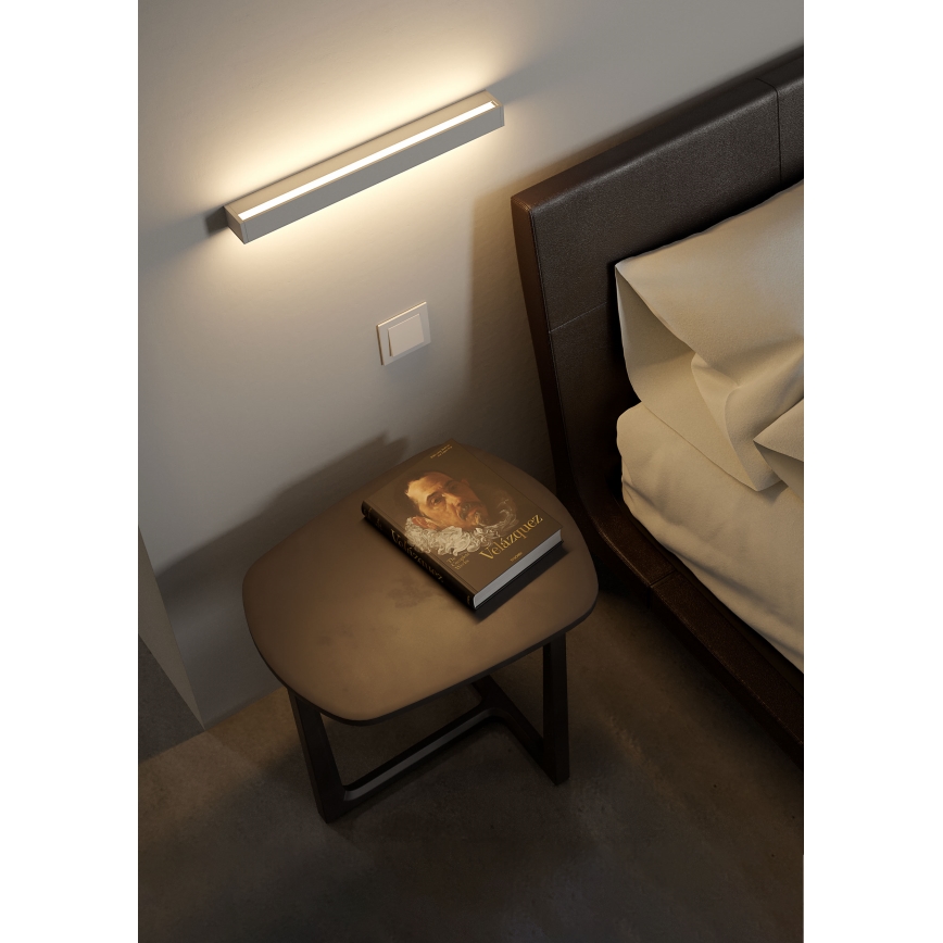 Redo 01-2762 - LED stensko svetilo PLOT LED/21W/230V 60 cm bela