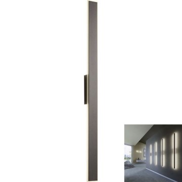 Redo 01-2769 - LED Stenska svetilka WAPI LED/23W/230V 90,5 cm črna