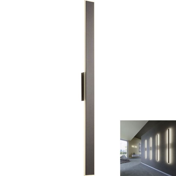 Redo 01-2769 - LED Stenska svetilka WAPI LED/23W/230V 90,5 cm črna
