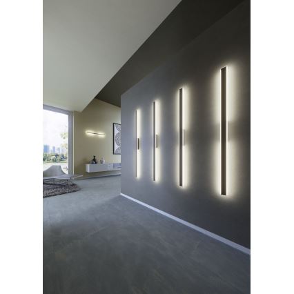 Redo 01-2769 - LED Stenska svetilka WAPI LED/23W/230V 90,5 cm črna