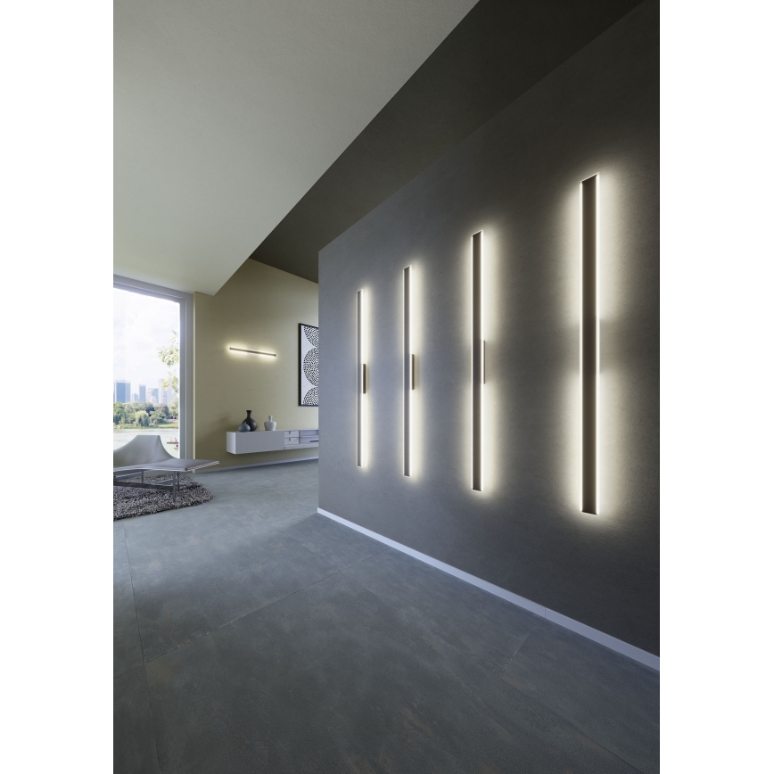 Redo 01-2769 - LED Stenska svetilka WAPI LED/23W/230V 90,5 cm črna