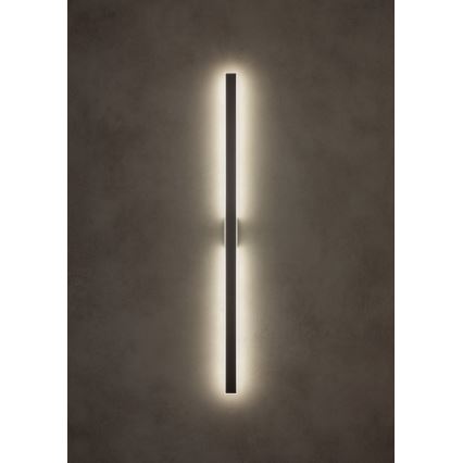 Redo 01-2769 - LED Stenska svetilka WAPI LED/23W/230V 90,5 cm črna