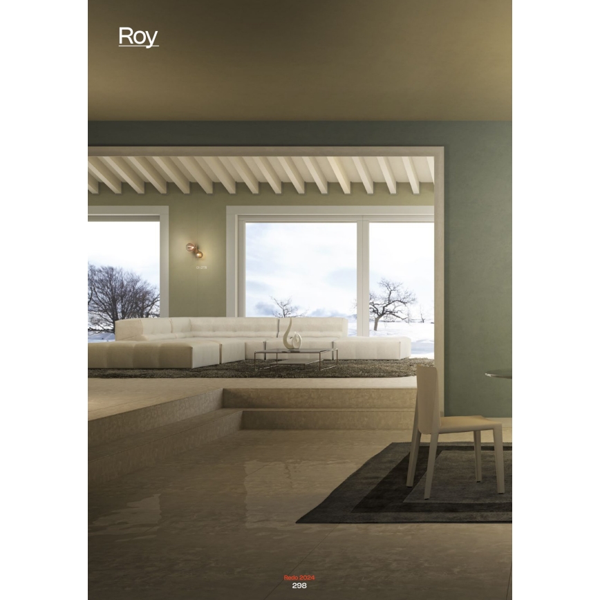 Redo 01-2778 - Stenska svetilka ROY 2xG9/10W/230V