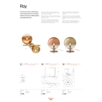 Redo 01-2779 - Lestenec na drogu ROY 5xG9/10W/230V