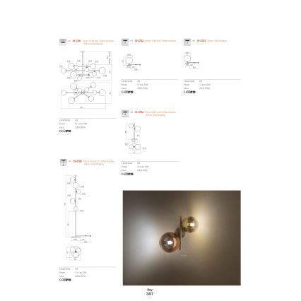 Redo 01-2781 - Lestenec na drogu ROY 10xG9/10W/230V