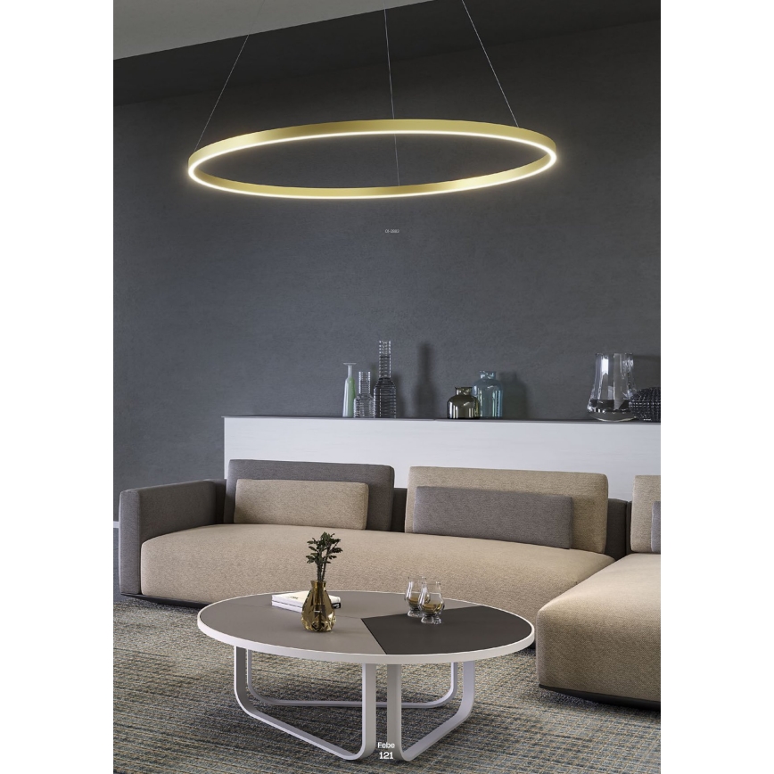 Redo 01-2867 - LED Zatemnitveni lestenec na vrvici FEBE LED/37W/230V črna