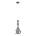 Redo 01-2938 - Lestenec na kablu AMBIX 1xE27/42W/230V premer 18 cm siva