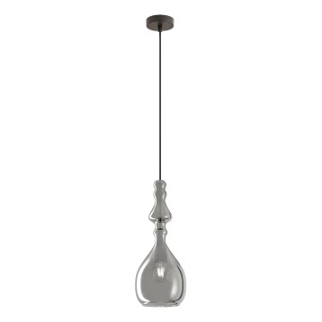 Redo 01-2938 - Lestenec na kablu AMBIX 1xE27/42W/230V premer 18 cm siva
