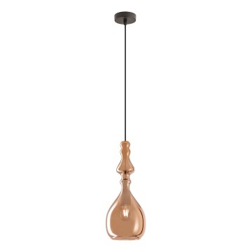 Redo 01-2939 - Lestenec na kablu AMBIX 1xE27/42W/230V premer 18 cm rjav