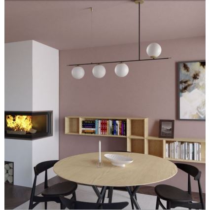 Redo 01-2949 - Lestenec na vrvici ESSENTIAL 4xE14/28W/230V