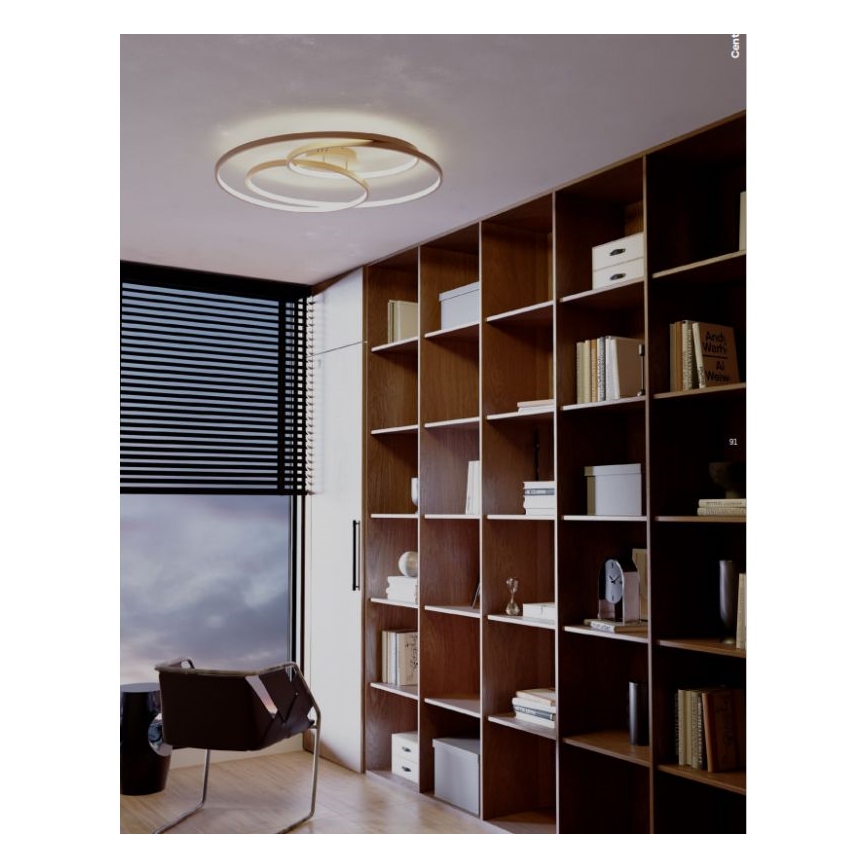 Redo 01-2973 - LED Stropna svetilka CENTRIX LED/92W/230V bron